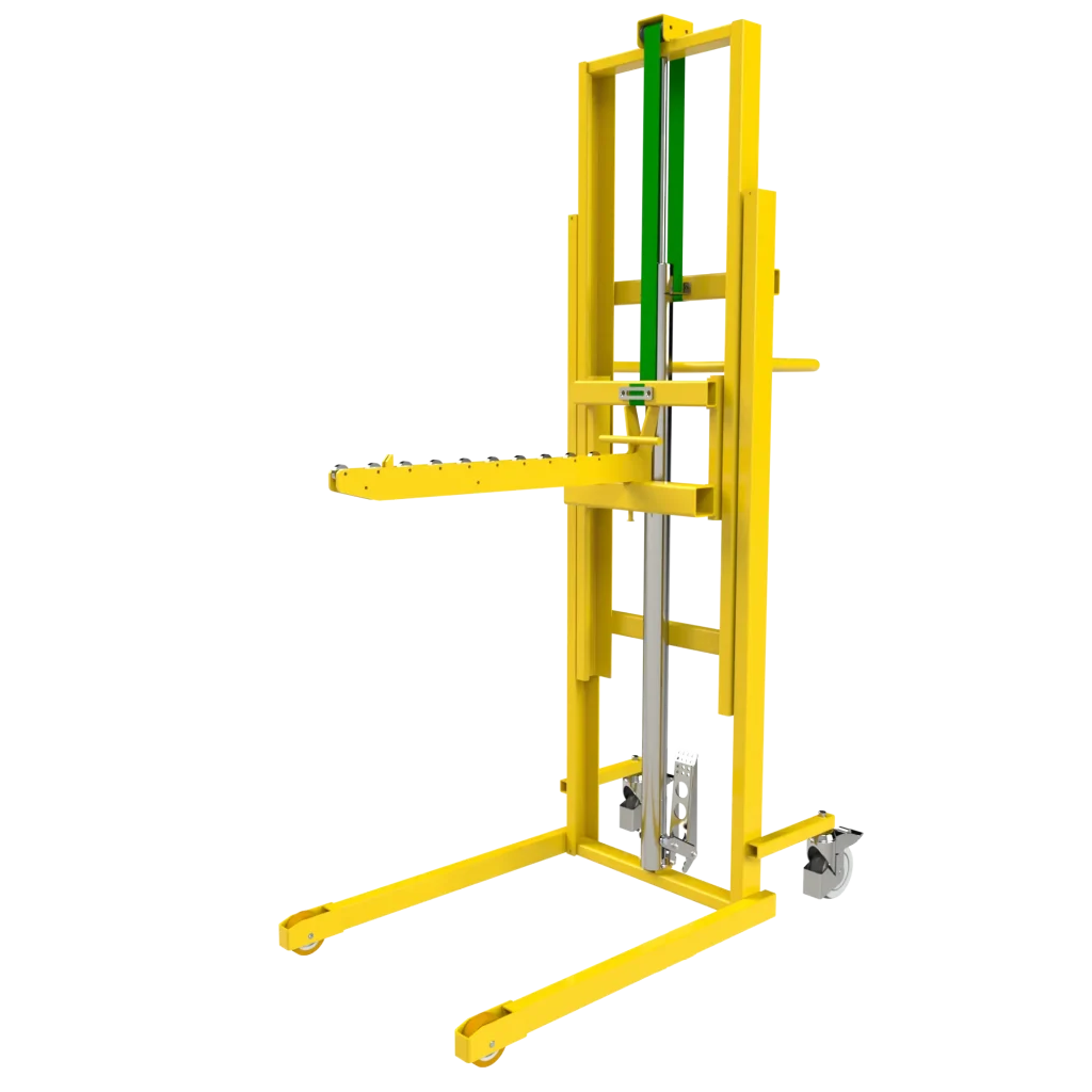RL3 telescopic reel lifter, adjustable reel handling system, industrial roll lifter