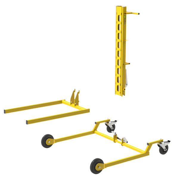 VanMate terrain pallet moving equipment VM1-KF07 in 3 component parts