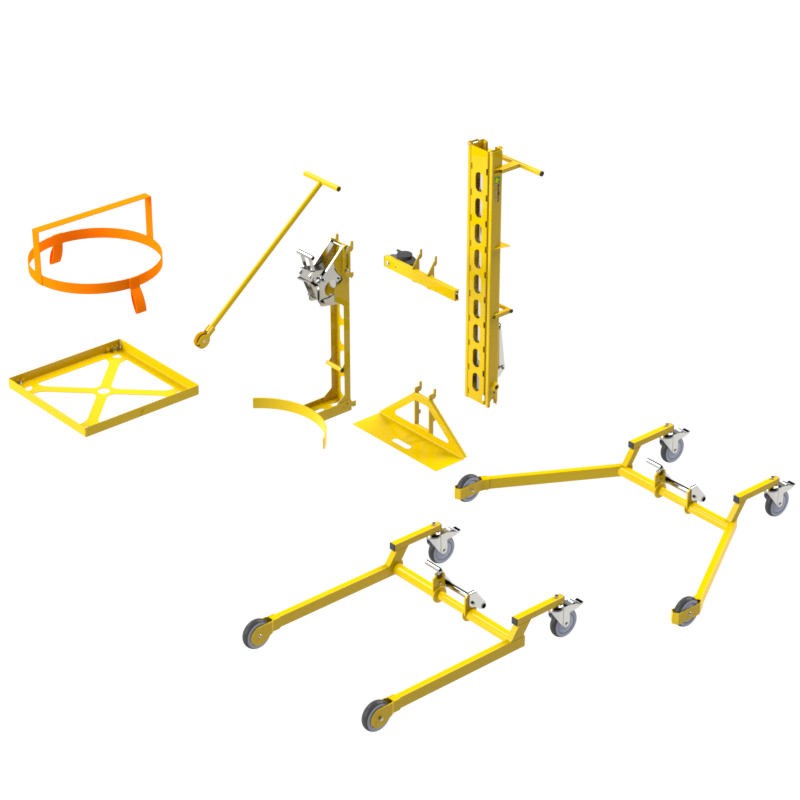 VanMate portable drum / barrel and plate lifting kit